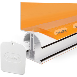Snapa Snapa Wall Side Bar 10, 16, 25, 32, & 35mm x 5m White - 99765 - from Toolstation