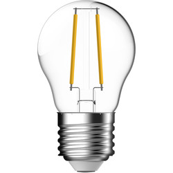 Energetic Lighting / Energetic LED Filament Clear Ball Lamp 4W ES 470lm