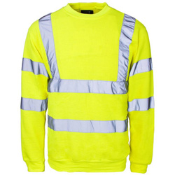 Hi Vis Sweatshirt Medium Yellow