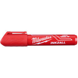 Milwaukee Inkzall Large Chisel Tip Marker Red