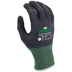 MCR Safety / MCR Greenknight GP1079NM Biodegradable Nitrile General Handling Gloves Medium