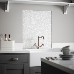 Laura Ashley / Laura Ashley Lisette Flint Glass Splashback 600 x 750mm 