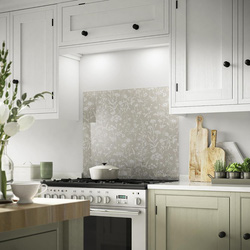 Laura Ashley Lisette Flint Glass Splashback 900 x 750mm 