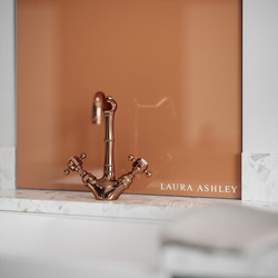 Laura Ashley / Laura Ashley Copper Glass Splashback 900 x 750mm 