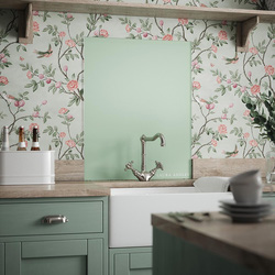 Laura Ashley / Laura Ashley Eau De Nil Glass Splashback 600 x 750mm 