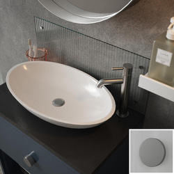 Splashback / Splashback Clear Fluted Glass Bathroom Splashback 600 x 250mm With Satin Chrome Caps