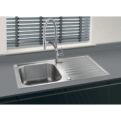 Maine / Maine Derwentwater Reversible Stainless Steel Compact Kitchen Sink & Drainer Single Bowl