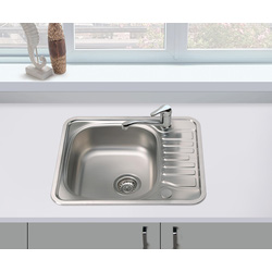 Maine Coniston Reversible Stainless Steel Compact Kitchen Sink & Drainer Single Bowl