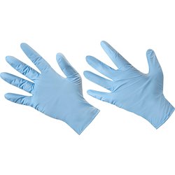 Maverick Safety / Maverick Safety Disposable Blue Powder-Free Gloves Large