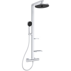 Ideal Standard / Ideal Standard ALU+ Ceratherm Thermostatic Bar Mixer Shower Set Silver