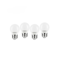 Wessex Electrical / Wessex LED Frosted Dimmable Mini Globe Bulb Lamps 3.4W ES Cool White 470lm