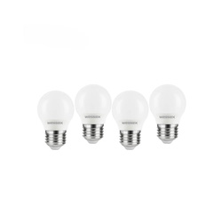 Wessex Electrical / Wessex LED Frosted Dimmable Mini Globe Bulb Lamps 3.4W ES Warm White 470lm