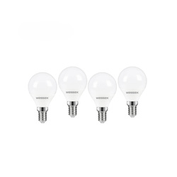 Wessex Electrical / Wessex LED Frosted Mini Globe Bulb Lamps 1.8W SES Warm White 250lm