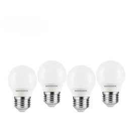 Wessex Electrical / Wessex LED Frosted Mini Globe Bulb Lamps 1.8W ES Warm White 250lm