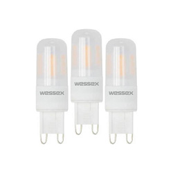 Wessex Electrical / Wessex LED G9 Capsule Lamps 2.2W Cool White 300lm