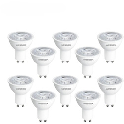 Wessex Electrical / Wessex LED GU10 Dimmable Bulbs 3W Warm White 345lm