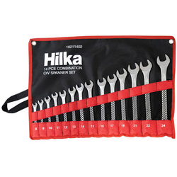 Hilka / Hilka Combination Spanner Set in Pouch Metric
