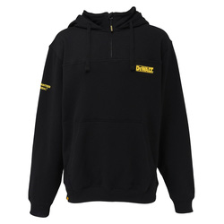 DeWalt / DeWalt Arlington 1/4 Zip Hoodie Black Medium