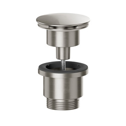 Viva / Viva Universal Clicker Basin Waste Brushed Nickel