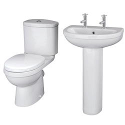 Nuie / nuie Ivo Cloakroom Suite 2 Tap Hole