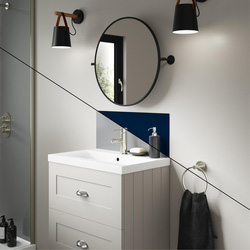 Wetwall / Wetwall Alloy Double-Sided Bathroom Wall Panel Atlantic / Urban Grey 600 x 250mm