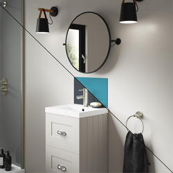Wetwall / Wetwall Alloy Double-Sided Bathroom Wall Panel Aqua / Cadet 400 x 250mm