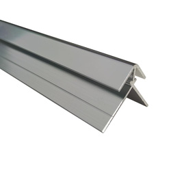 Wetwall / Wetwall Alloy External Corner Trim Matt Silver 750mm