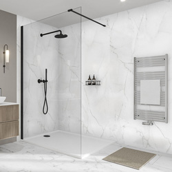 Wetwall / Wetwall Elite Bathroom Wall Panel Athena Marble 2420 x 580mm