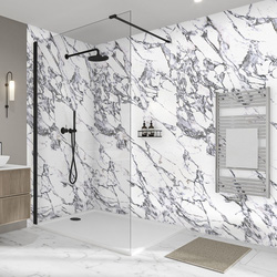 Wetwall / Wetwall Elite Bathroom Wall Panel Marmo Migliore 2420 x 580mm