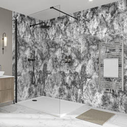 Wetwall / Wetwall Elite Bathroom Wall Panel Onyx Grigio 2420 x 580mm