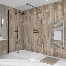 Wetwall / Wetwall Elite Bathroom Wall Panel Rift Oak 2420 x 580mm