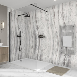 Wetwall / Wetwall Elite Bathroom Wall Panel Marmo Linea 2420 x 580mm