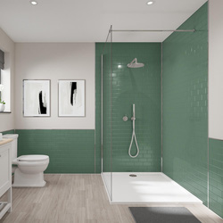 Wetwall / Wetwall Tile Composite Bathroom Wall Panel Moss 2440 x 1220mm