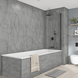 Wetwall / Wetwall Elite Bathroom Wall Panel Marmo Grigio 2420 x 580mm