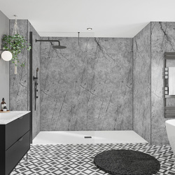Wetwall / Wetwall Alloy Bathroom Wall Panel Tempesta 2440 x 1220mm