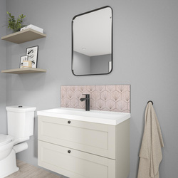 Wetwall / Wetwall Alloy Bathroom Wall Panel Stella Rosa 800 x 250mm