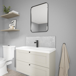 Wetwall / Wetwall Alloy Bathroom Wall Panel Fossil Stone 800 x 250mm