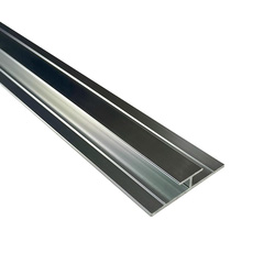 Wetwall / Wetwall Alloy H-Joint Trim Polished Silver 2440mm