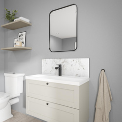 Wetwall / Wetwall Alloy Bathroom Wall Panel Roman Marble 800 x 250mm