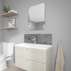 Wetwall / Wetwall Alloy Bathroom Wall Panel Tempesta 800 x 250mm