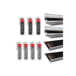 Wetwall / Wetwall Alloy 3 Sided Installation Kit 