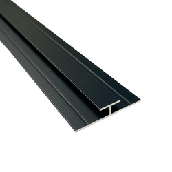 Wetwall / Wetwall Alloy H-Joint Trim Matt Black 2440mm