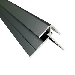 Wetwall / Wetwall Alloy External Corner Trim Matt Black 2440mm