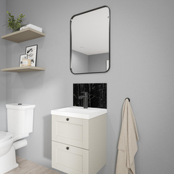 Wetwall / Wetwall Alloy Bathroom Wall Panel Nero Portoro 400 x 250mm