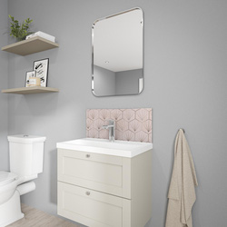 Wetwall / Wetwall Alloy Bathroom Wall Panel Stella Rosa 600 x 250mm
