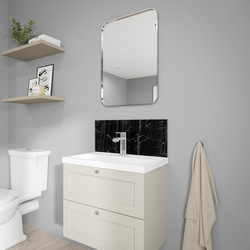 Wetwall / Wetwall Alloy Bathroom Wall Panel Nero Portoro 600 x 250mm