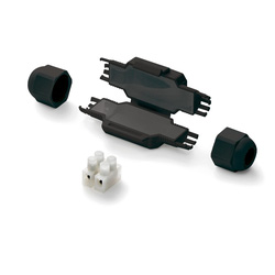 Ray Tech / Waterproof Gel Cable Joint 2 Core Black
