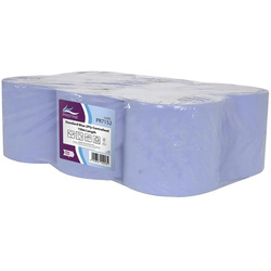 Pristine / Centre Feed 2 Ply Blue Roll 150m x 168mm