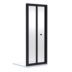 Nuie / Nuie Rene Bi-Fold Shower Enclosure Door 800mm Matt Black