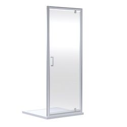 Nuie Rene Pivot Shower Enclosure Door 1000mm Chrome